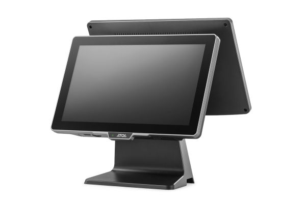pos терминал-моноблок атол jazz 16 lite v3, n97, ssd 128gb, 8gb, без msr, доп.монит 15,6", без ос